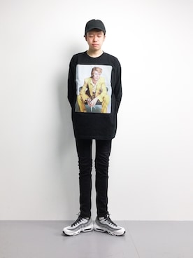 「DAMMY（ダミー）のアイテム」を使った、まっこいさん（メンズ・178cm）の春コーディネート