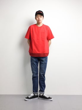 まっこいさん（メンズ・178cm）の春コーディネート