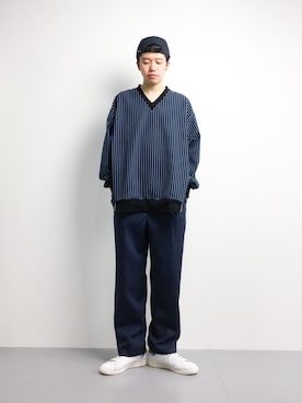 まっこいさん（メンズ・178cm）の春コーディネート