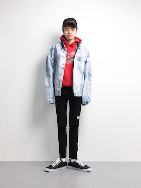 「Kirov（キロフ）のアイテム」を使った、まっこいさん（メンズ・178cm）の春コーディネート