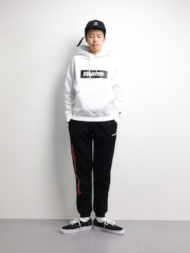 「STARTER BLACK LABEL（スターターブラックレーベル）のアイテム」を使った、まっこいさん（メンズ・178cm）の春コーディネート