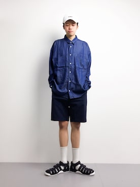 まっこいさん（メンズ・178cm）の春コーディネート