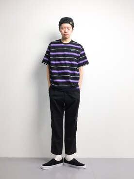 「STUSSY（ステューシー）のアイテム（スウェット）」を使った、まっこいさん（メンズ・178cm）の春コーディネート