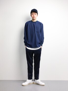 まっこいさん（メンズ・178cm）の春コーディネート