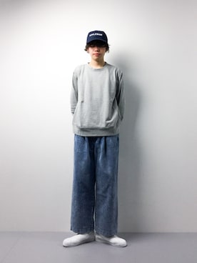 「SEVENDAYS=SUNDAY（セブンデイズサンデイ）のアイテム（シューズ）」を使った、まっこいさん（メンズ・178cm）の春コーディネート