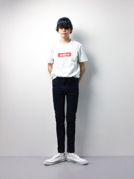 「FREAK'S STORE（フリークスストア）のアイテム（シューズ）」を使った、まっこいさん（メンズ・178cm）の春コーディネート