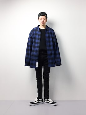 まっこいさん（メンズ・178cm）の春コーディネート