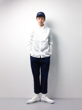 「FREAK'S STORE（フリークスストア）のアイテム（シューズ）」を使った、まっこいさん（メンズ・178cm）の春コーディネート
