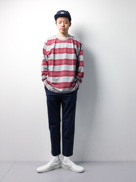 まっこいさん（メンズ・178cm）の春コーディネート