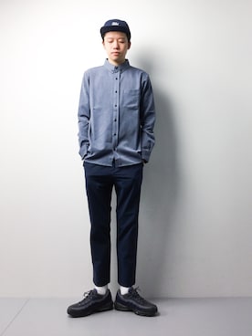 「FREAK'S STORE（フリークスストア）のアイテム（シューズ）」を使った、まっこいさん（メンズ・178cm）の春コーディネート