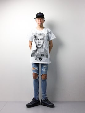 「FREAK'S STORE（フリークスストア）のアイテム（シューズ）」を使った、まっこいさん（メンズ・178cm）の春コーディネート