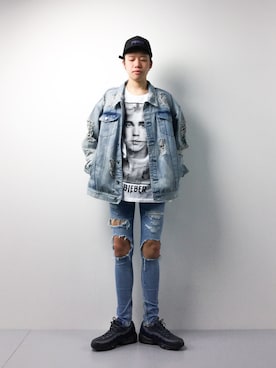 「FREAK'S STORE（フリークスストア）のアイテム（シューズ）」を使った、まっこいさん（メンズ・178cm）の春コーディネート