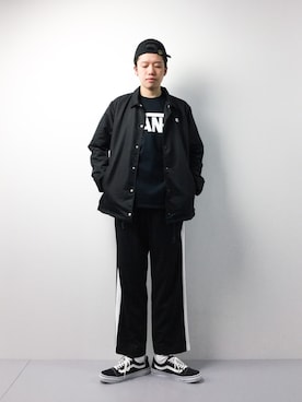 「SEVENDAYS=SUNDAY（セブンデイズサンデイ）のアイテム（その他アウター）」を使った、まっこいさん（メンズ・178cm）の春コーディネート