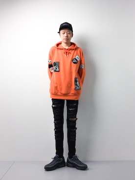「FREAK'S STORE（フリークスストア）のアイテム（シューズ）」を使った、まっこいさん（メンズ・178cm）の春コーディネート