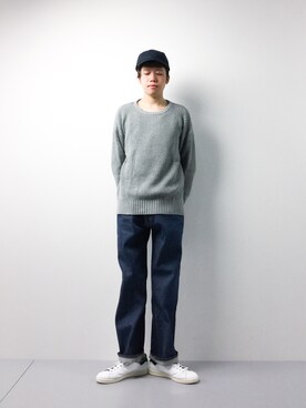 「Steven Alan（スティーブンアラン）のアイテム（帽子）」を使った、まっこいさん（メンズ・178cm）の春コーディネート