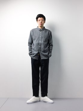 「NATAL DESIGN（ネイタルデザイン）のアイテム（シャツ/ブラウス）」を使った、まっこいさん（メンズ・178cm）の春コーディネート