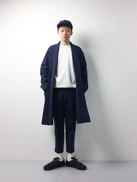 「417 EDIFICE（フォーワンセブンエディフィス）のアイテム（その他アウター）」を使った、まっこいさん（メンズ・178cm）の春コーディネート