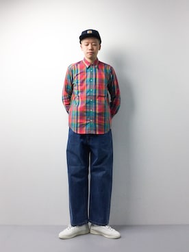 「Carhartt WIP（カーハートダブリューアイピー）のアイテム（帽子）」を使った、まっこいさん（メンズ・178cm）の春コーディネート
