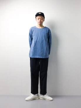 「Carhartt WIP（カーハートダブリューアイピー）のアイテム（帽子）」を使った、まっこいさん（メンズ・178cm）の春コーディネート