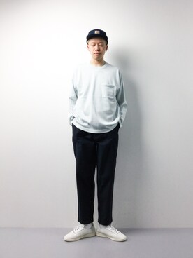 「Carhartt WIP（カーハートダブリューアイピー）のアイテム（帽子）」を使った、まっこいさん（メンズ・178cm）の春コーディネート