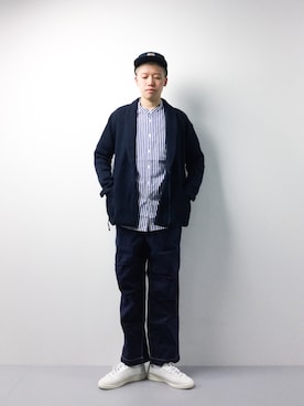 「Carhartt WIP（カーハートダブリューアイピー）のアイテム（帽子）」を使った、まっこいさん（メンズ・178cm）の春コーディネート