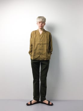 まっこいさん(メンズ・178cm)の春コーディネート