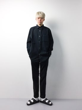 まっこいさん（メンズ・178cm）の春コーディネート