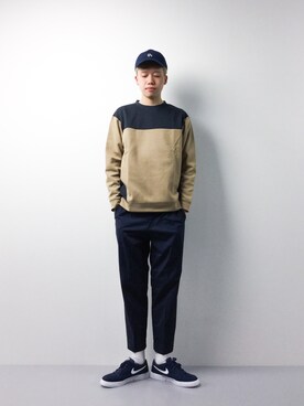 まっこいさん（メンズ・178cm）の春コーディネート