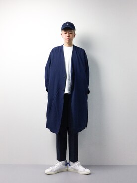 「JUNRED（ジュンレッド）のアイテム（その他アウター）」を使った、まっこいさん（メンズ・178cm）の春コーディネート
