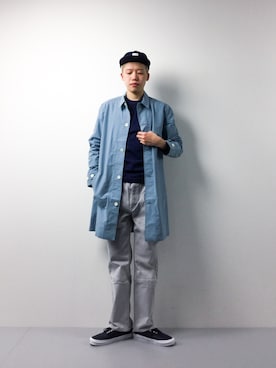 「FREAK'S STORE（フリークスストア）のアイテム（シューズ）」を使った、まっこいさん（メンズ・178cm）の春コーディネート