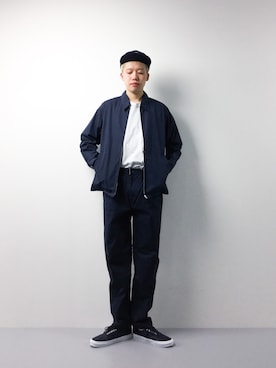 「Steven Alan（スティーブンアラン）のアイテム（ブルゾン）」を使った、まっこいさん（メンズ・178cm）の春コーディネート