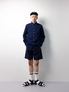 まっこいさん(メンズ・178cm)の春コーディネート