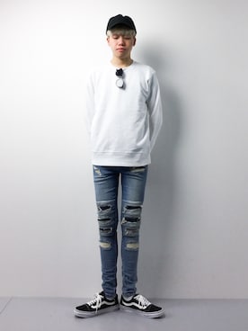 まっこいさん（メンズ・178cm）の春コーディネート