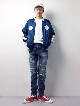 ブルゾンを使った Kpop のメンズ人気ファッションコーディネート Wear