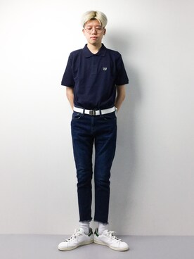 まっこいさん（メンズ・178cm）の春コーディネート