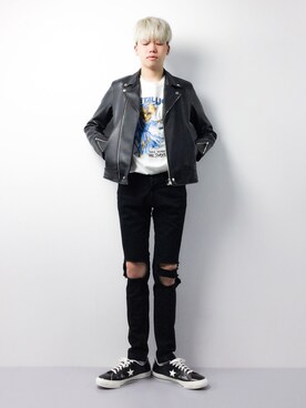 「BIGBANG」｜まっこいさん（メンズ・178cm・20代）の春コーディネート