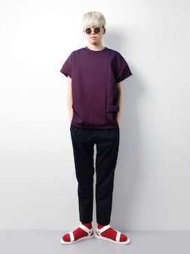 「Kirov（キロフ）のアイテム」を使った、まっこいさん（メンズ・178cm）の春コーディネート