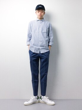 まっこいさん（メンズ・178cm）の春コーディネート