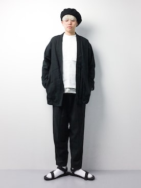 まっこいさん（メンズ・178cm）の春コーディネート