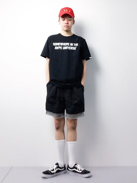 「Gosha Rubchinskiy（ゴーシャラブチンスキー）のアイテム（帽子）」を使った、まっこいさん（メンズ・178cm）の春コーディネート