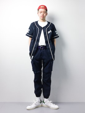 「MACKINTOSH PHILOSOPHY（ﾏｯｷﾝﾄｯｼｭ ﾌｨﾛｿﾌｨｰ）のアイテム」を使った、まっこいさん（メンズ・178cm）の春コーディネート