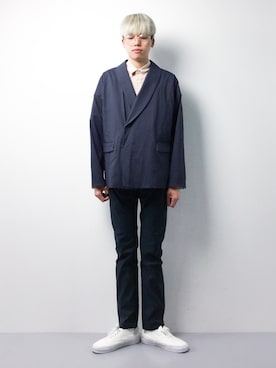 まっこいさん（メンズ・178cm）の春コーディネート