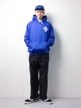 「SARCASTIC（サキャスティック）のアイテム」を使った、まっこいさん（メンズ・178cm）の春コーディネート