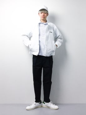 「GDC（ジーディーシー）のアイテム（ジャケット/アウター）」を使った、まっこいさん（メンズ・178cm）の春コーディネート