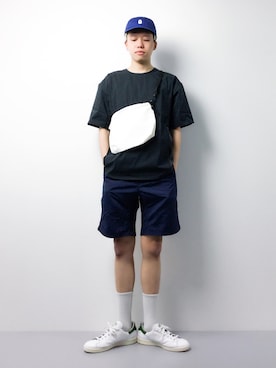「A BATHING APE（アベイシングエイプ）のアイテム（キャップ）」を使った、まっこいさん（メンズ・178cm）の春コーディネート