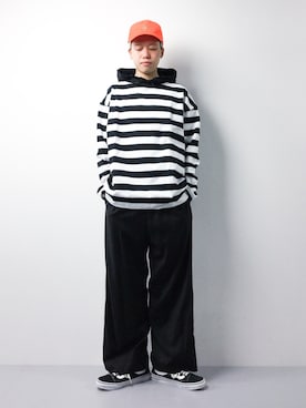 「FJALL RAVEN （フェールラーベン）のアイテム（キャップ）」を使った、まっこいさん（メンズ・178cm）の春コーディネート