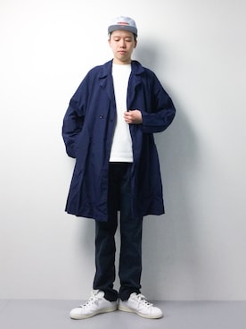 「JOURNAL STANDARD（ジャーナルスタンダード）のアイテム（トレンチコート）」を使った、まっこいさん（メンズ・178cm）の春コーディネート