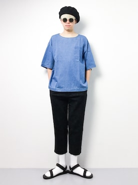 まっこいさん（メンズ・178cm）の春コーディネート