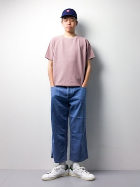 まっこいさん（メンズ・178cm）の春コーディネート