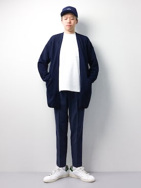 「RVCA（ルーカ）のアイテム（帽子）」を使った、まっこいさん（メンズ・178cm）の春コーディネート